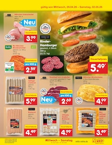 Fleisch im Netto Marken-Discount Prospekt "Aktuelle Angebote" mit 61 Seiten (Hamburg)