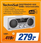 DIGITRADIO 602 DAB+ Internetradio Angebote von TechniSat bei expert Coesfeld für 279,00 €