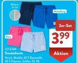 Baby Shorts im ALDI SÜD Prospekt Sweatshorts von LILY & DAN im aktuellen ALDI SÜD Prospekt für 3,99 €