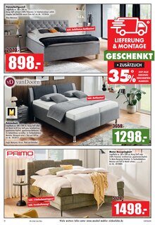 Bett im Möbel Mahler Siebenlehn Prospekt "GÜNSTIGE MÖBEL GRATIS LIEFERN LASSEN!" mit 16 Seiten (Chemnitz)