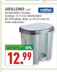 Abfalleimer Duo im Angebot bei Marktkauf in Voerde Abfalleimer Duo Angebote von Rotho bei Marktkauf Voerde für 12,99 €