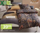 Satin-Bettwäsche-Garnitur im XXXLutz Möbelhäuser Prospekt Satin-Bettwäsche-Garnitur von Bio:Vio im aktuellen XXXLutz Möbelhäuser Prospekt für 39,99 €