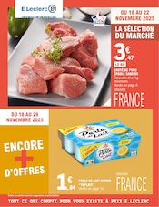Prospectus Supermarchés E.Leclerc en cours à Gueugnon et alentours, "TOUT CE QUI COMPTE POUR VOUS EXISTE À PRIX E.LECLERC", 24 pages, 18/11/2025 - 22/11/2025 Catalogue Supermarchés E.Leclerc en cours à Gueugnon et alentours, "TOUT CE QUI COMPTE POUR VOUS EXISTE À PRIX E.LECLERC", 24 pages, 18/11/2025 - 22/11/2025