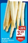 Spargel weiß  im aktuellen ALDI SÜD Prospekt für 3,39 €