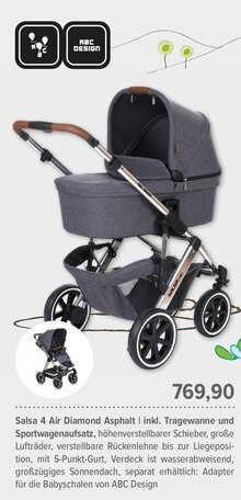 Salsa 4 Air Diamond Asphalt bei BabyOne in Berlin Salsa 4 Air Diamond Asphalt im Angebot bei BabyOne Berlin für 769,90 €
