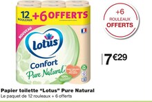 Monoprix Rehainviller - Papier toilette Pure Natural Promo Papier toilette Pure Natural dans le catalogue Monoprix "Les promos ? On en fait vos bonnes affaires." à Rehainviller