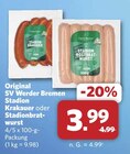 Original SV Werder Bremen Stadion Krakauer bei combi im Apen Prospekt für 3,99 €