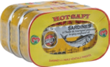 Sardines à l'huile de tournesol et piment - HOT SAFI en promo chez Aldi Sardines à l'huile de tournesol et piment - HOT SAFI dans le catalogue Aldi