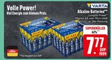 Alkaline Batterien Mignon AA von VARTA im aktuellen EDEKA Prospekt für 7,77 €