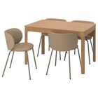 Tisch und 4 Stühle Eiche/Tonerud dunkelbeige bei IKEA im Langenhagen Prospekt für 435,00 €