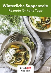 Aktueller Rezepte Prospekt mit Eier, "Winterliche Suppenzeit: Rezepte für kalte Tage", Seite 1