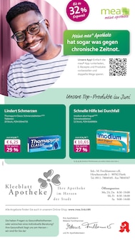 Aktueller mea - meine apotheke Prospekt "Unsere Juni-Angebote" für Fürth Aktueller mea - meine apotheke Prospekt für Fürth mit Seiten