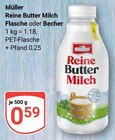 Reine Butter Milch im Angebot bei GLOBUS in Erftstadt Reine Butter Milch Angebote von Müller bei GLOBUS Erftstadt für 0,59 €