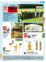 Prix et réduction Tente dans le prospectus Auchan Hypermarché en cours Offre Tente dans le catalogue Auchan Hypermarché du moment à la page 31