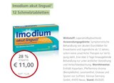 Imodium akut lingual bei LINDA Premiumapotheke im Stadthagen Prospekt für 11,00 €