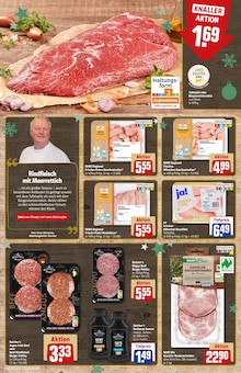 Fleisch im REWE Prospekt "Dein Markt" mit 32 Seiten (Regensburg)