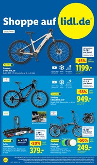 Fahrrad im aktuellen Lidl Prospekt (Heilbronn) Fahrrad im Lidl Prospekt "LIDL LOHNT SICH" mit 74 Seiten (Heilbronn)