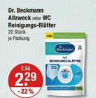 Allzweck oder WC Reinigungs-Blätter von Dr. Beckmann im aktuellen V-Markt Prospekt für 2,29 €