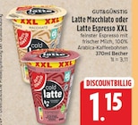 Latte Macchiato von GUT&GÜNSTIG für 1,15 € bei EDEKA im Angebot Latte Macchiato von GUT&GÜNSTIG im aktuellen EDEKA Prospekt