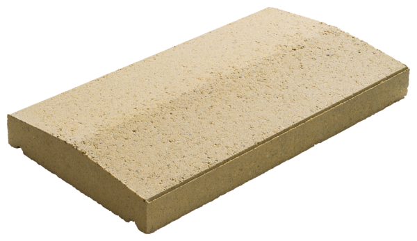 Couvre-mur incliné béton ton sable