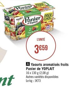 Géant Casino Le Raincy - Yaourts aromatisés fruits Promo Yaourts aromatisés fruits dans le catalogue Géant Casino "Le mois Casinomania" à Le Raincy