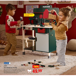 Holz-Werkbank, 74-teilig