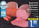 Bayerische Kantsalami von  im aktuellen EDEKA Prospekt für 1,99 €