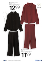 Offre Pantalon Femme dans le catalogue Zeeman du moment à la page 15