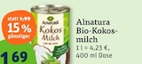 Bio-Kokosmilch bei tegut im Lollar Prospekt für 1,69 €