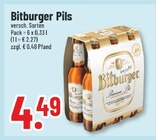 Pils Angebote von Bitburger bei Trinkgut Bad Oeynhausen für 4,49 €