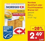Aktuelle Fisch Angebote bei Netto Marken-Discount in Essen Aktuelles Backfisch oder Fischfrikadellen Bremer Art Angebot bei Netto Marken-Discount in Essen ab 2,49 €