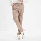 Pantalon droit avec pinces taupe homme dans le catalogue La Halle