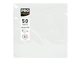 Pronappe - Serviette - Taille 20 x 20 cm - jetable - blanc (pack de 50) - Pronappe à 0,71 € dans le catalogue Bureau Vallée