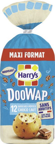 Produits - HARRYS dans le catalogue Géant Casino Brioches pépites choco lait DooWap - HARRYS à 1,97 € en promo chez Géant Casino