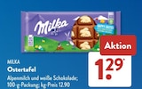 Ostertafel von Milka im aktuellen ALDI SÜD Prospekt für 1,29 €