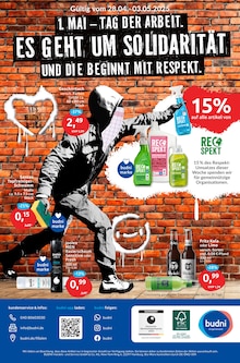 Schwamm im budni Prospekt "drogeriemarkt" mit 8 Seiten (Berlin)