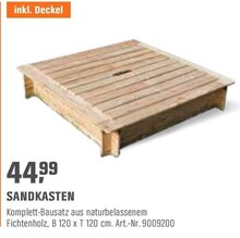 OBI Mansfeld - Sandkasten Sandkasten Angebot bei OBI Mansfeld im Prospekt ALLES MACHBAR