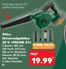 Aktuelle Batterie Angebote bei Kaufland in Karlsruhe Aktuelles Akku-Universalgebläse 20 V »PAUGB A1« Angebot bei Kaufland in Karlsruhe ab 19,99 €
