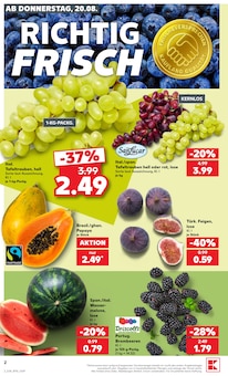 Kaufland Prospekt der KW 34 "Hier bin ich richtig" Aktueller Kaufland Prospekt "Hier bin ich richtig" Seite 2 von 60 Seiten
