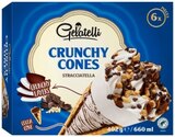 Cônes crunchy caramel - GELATELLI en promo chez Lidl Créteil à 2,29 €