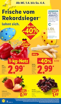 Paprika im Lidl Prospekt "LIDL LOHNT SICH" mit 71 Seiten (Kassel)
