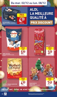 Promotion Barre Chocolatée dans le prospectus Aldi, valable du 02/12/2025 au 08/12/2025 Promo Barre Chocolatée dans le catalogue Aldi du moment à la page 30