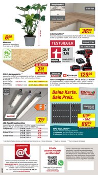 Bohrmaschine im toom Baumarkt Prospekt "Respekt, wer's selber macht." mit 20 Seiten (Karlsruhe)