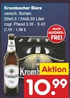 Biere Angebote von Krombacher bei Netto Marken-Discount Kassel für 10,99 €