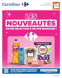 Prospectus Carrefour à Wissous, "LES NOUVEAUTÉS VOTRE SÉLECTION À NE PAS MANQUER !", 12 pages, 03/03/2026 - 30/03/2026
