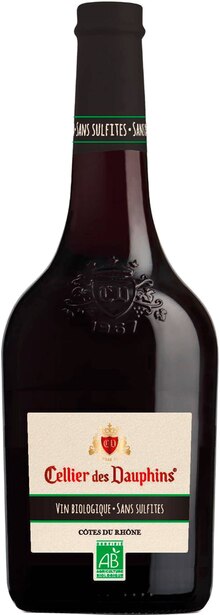Supermarchés Match Lens - Côtes du Rhône AOP Promo Côtes du Rhône AOP dans le catalogue Supermarchés Match "L'hiver a du bio" à Lens