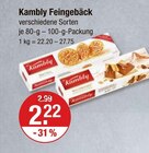 Feingebäck von Kambly im aktuellen V-Markt Prospekt für 2,22 €