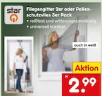 Fliegengitter im Angebot bei Netto Marken-Discount in Neuss Fliegengitter Angebote von star bei Netto Marken-Discount Neuss für 2,99 €