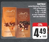 Nuxor Gianduja Milch oder Nuxor Feinherb im EDEKA Prospekt Nuxor Gianduja Milch oder Nuxor Feinherb von Lindt im aktuellen EDEKA Prospekt für 4,49 €