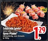Aktuelles Schaschlik-Spieße oder Gyros-Pfanne Angebot bei EDEKA in Regensburg ab 1,29 €